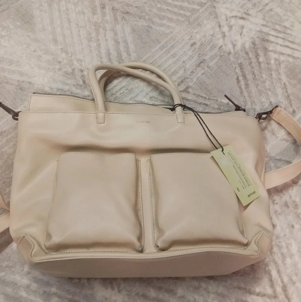 MATT & NAT RAYLAN MED VEGAN DIAPER BAG **